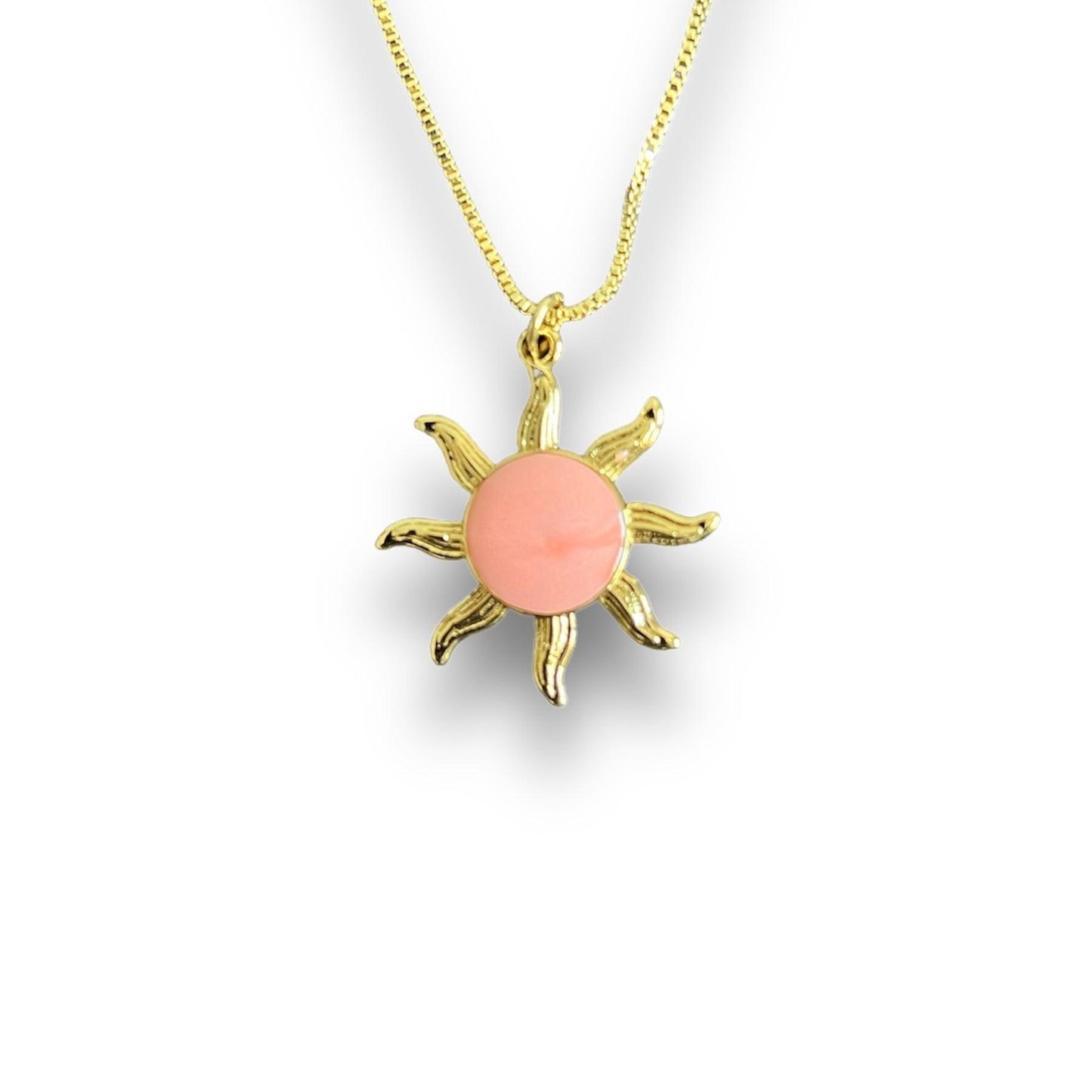 SOLAR NECKLACE - PINK - INTENT JEWELRY