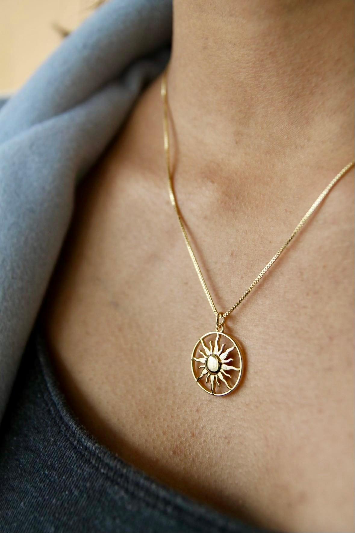 GOLDEN SUN NECKLACE