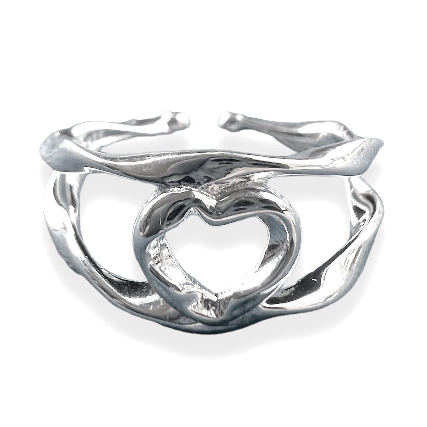 Heart Ring in 925 sterling silver - INTENT JEWELRY